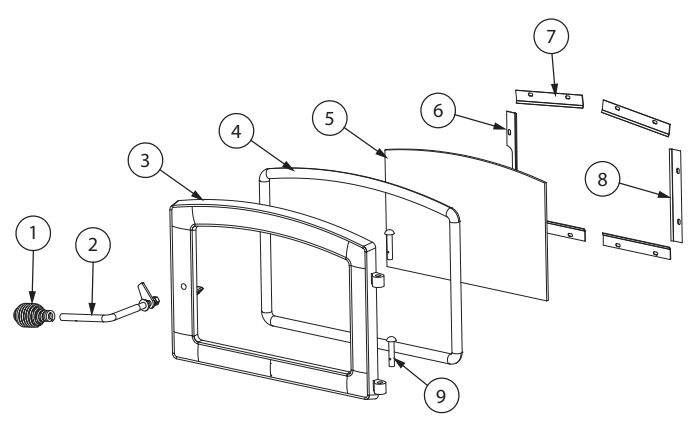 Repair Parts 3 Diagram and Parts List for VG3200-P  US Stove Company Heating Stove